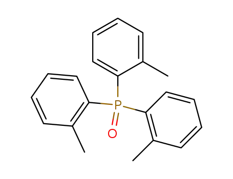 Molecular Structure of 6163-63-9 (tris(2-methylphenyl)phosphane oxide)
