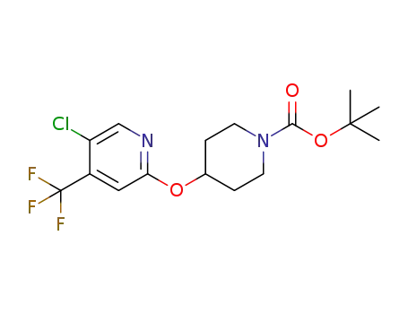 tert-butyl 4-((5-chloro-4-(trifluoromethyl)pyridin-2-yl)oxy)piperidine-1-carboxylate