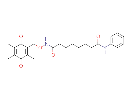 N1-phenyl-N8-((2,4,5-trimethyl-3,6-dioxocyclohexa-1,4-dien-1-yl)methoxy)octanediamide