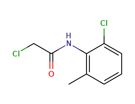 Molecular Structure of 6307-67-1 (2-chloro-N-(2-chloro-6-Methylphenyl)acetaMide)