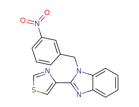 4-(1-(3-nitrobenzyl)-1H-benzo[d]imidazol-2-yl)thiazole
