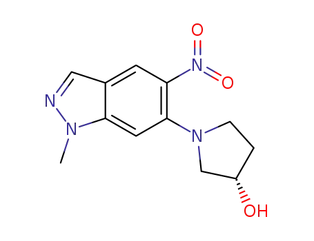 (S)-1-(1-methyl-5-nitro-1H-indazol-6-yl)pyrrolidin-3-ol