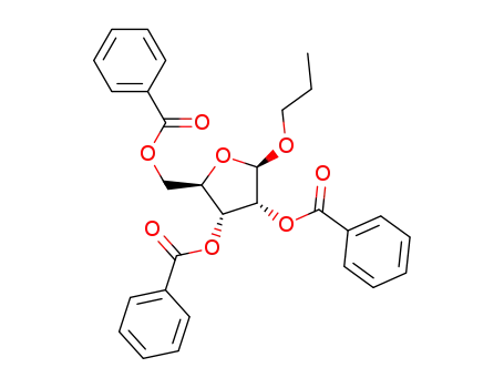 2,3,5-O-tribenzoyl-1-O-propyl-β-D-ribofuranose