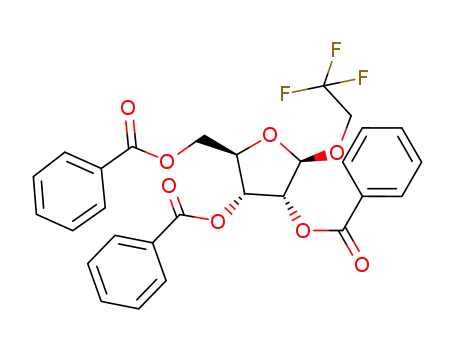 2,3,5-tri-O-benzoyl-1-O-(2,2,2-trifluoroethyl)-β-D-ribofuranose