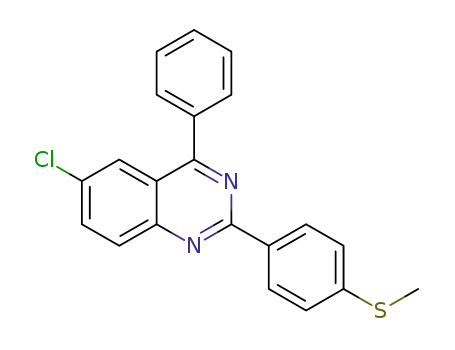 6-chloro-2-[4-(methylsulfanyl)phenyl]-4-phenylquinazoline