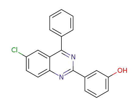 3-(6-chloro-4-phenylquinazolin-2-yl)phenol