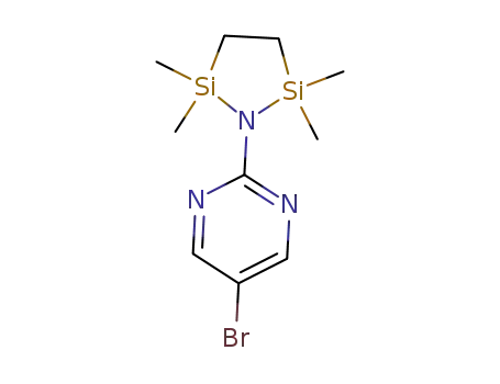 5-bromo-2-(2,2,5,5-tetramethyl-1,2,5-azadisilolidin-1-yl)pyrimidine