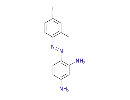 (E)-4-(2-(4-iodo-2-methylphenyl)diazenyl)benzene-1,3-diamine