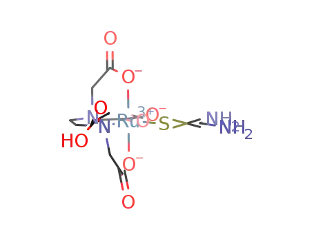 [ruthenium(III)(ethylenediaminetetraacetic acid)(thiourea)]