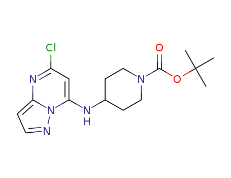 tert-butyl 4-(5-chloropyrazolo[1,5-a]pyrimidin-7-ylamino)piperidine-1-carboxylate