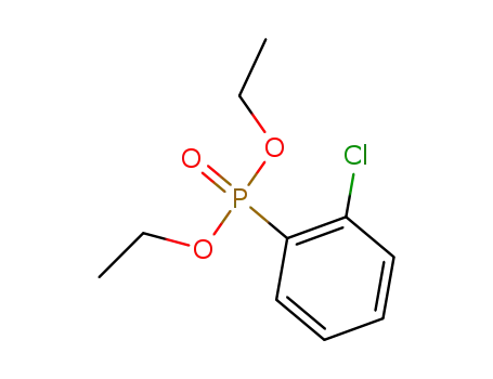 Molecular Structure of 28036-18-2 (diethyl (2-chlorophenyl)phosphonate)