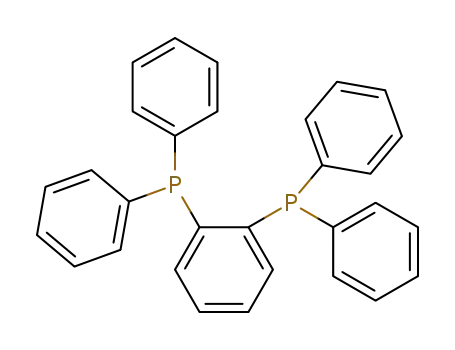 Molecular Structure of 13991-08-7 (1,2-BIS(DIPHENYLPHOSPHINO)BENZENE)