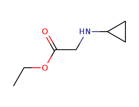 Molecular Structure of 71922-62-8 (ethyl 2-(cyclopropylamino)acetate)