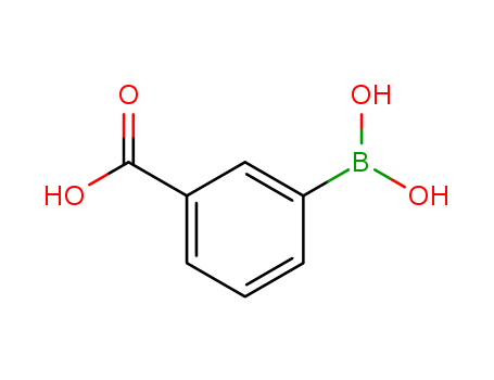 25487-66-5,3-Carboxyphenylboronic acid,Benzoic acid, m-borono- (6CI,7CI,8CI);Benzoic acid, 3-borono- (9CI);(3-formyloxyphenyl)boronic acid;Benzeneboronic acid, m-carboxy-;m-Carboxyphenylboronic acid;3-16-00-01283 (Beilstein Handbook Reference);m-Carboxybenzeneboronic acid;3-Boronobenzoic acid;3-hydroxyphenylboronic acid;