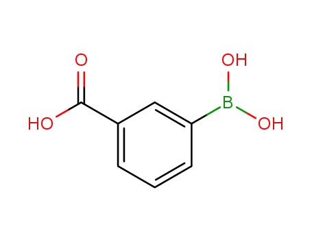 Molecular Structure of 25487-66-5 (3-Carboxyphenylboronic acid)