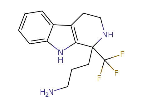 3-(1-(trifluoromethyl)-2,3,4,9-tetrahydro-1H-pyrido[3,4-b]indol-1-yl)propan-1-amine
