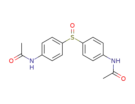 Molecular Structure of 5423-16-5 (N-[4-(4-acetamidophenyl)sulfinylphenyl]acetamide)