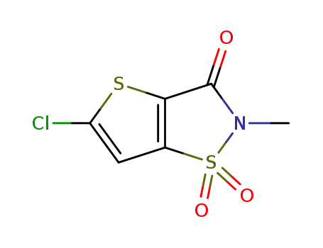 5-chloro-N-methyl-3-oxothieno[2,3-d]-1,2-thiazole-1,1-dioxide