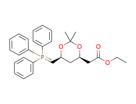 ethyl 2-((4R,6S)-6-triphenylphosphinomethylidene-2,2-dimethyl-1,3-dioxan-4-yl)acetate