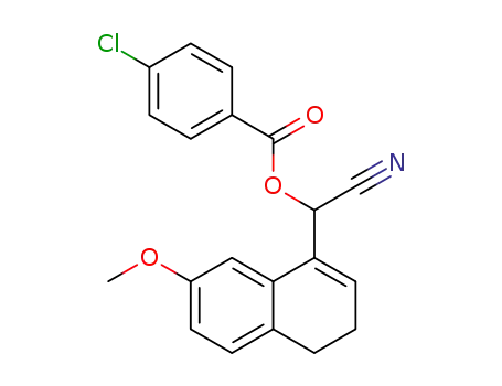1-cyano(7-methoxy-3,4-dihydronaphthalen-1-yl)methyl 4-chlorobenzoate