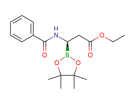 ethyl (R)-3-benzamido-3-(4,4,5,5-tetramethyl-1,3,2-dioxaborolan-2-yl)propanoate
