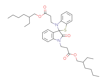 bis(2-ethylhexyl) 3,3'-(2'-oxo-3H-spiro[benzo[d]thiazole-2,3'-indoline]-1',3-diyl)dipropionate