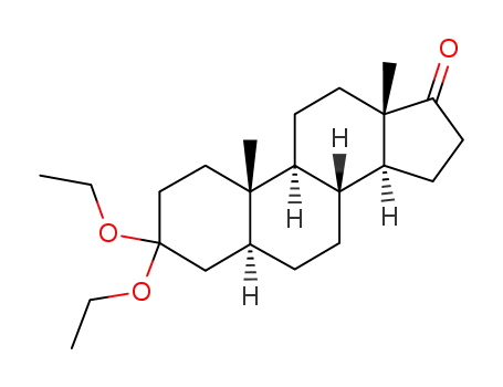 3.3-diethoxy-5α-androstanone-(17)