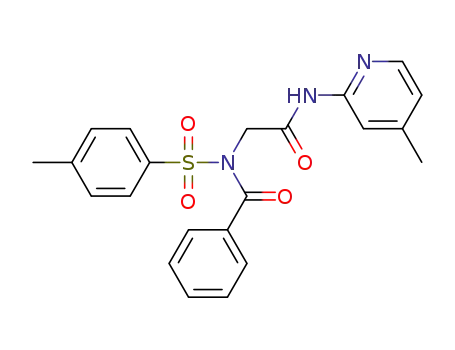 2-[N-(4-methylbenzenesulfonyl)-1-phenylformamido]-N-(4-methylpyridin-2-yl)acetamide