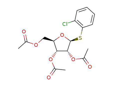 2-chlorophenyl 2,3,5-tetra-O-acetyl-1-thio-β-D-ribofuranoside