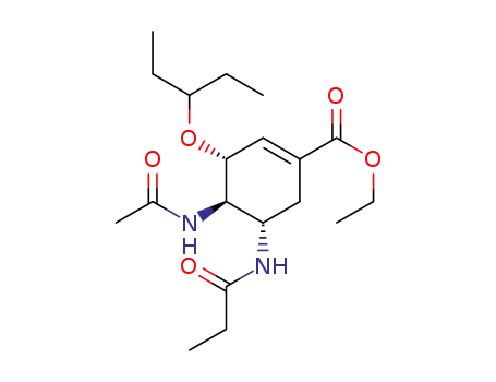 (3R,4R,5S)-ethyl 4-acetamido-5-(propionamido)-3-(pentan-3-yloxy)cyclohex-1-enecarboxylate