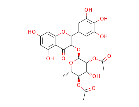 myricetin 3-O-(2'',4''-di-O-acetyl)-α-L-rhamnopyranoside