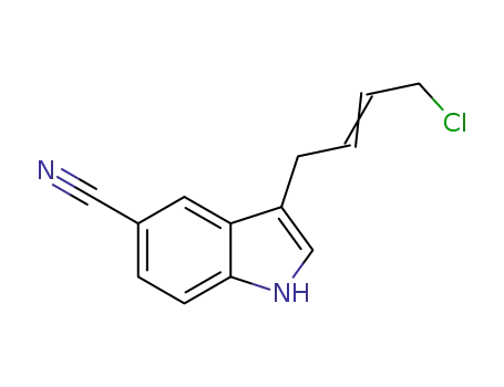 3-(4-chlorobut-2-ene-1-yl)-5-cyanoindole