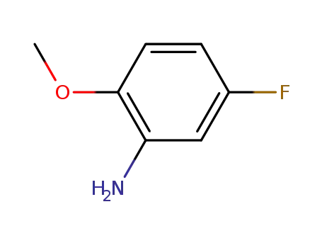 Molecular Structure of 1978-39-8 (5-Fluoro-2-methoxyaniline)