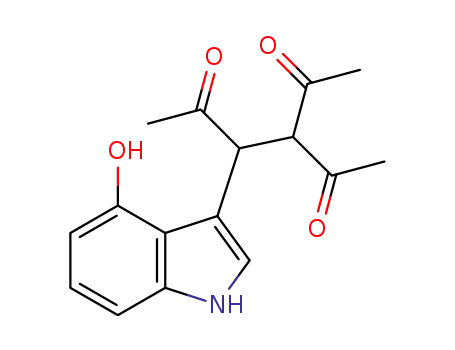 3-acetyl-4-(4-hydroxy-1H-indol-3-yl)hexane-2,5-dione