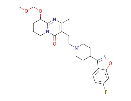 3-(2-[4-(6-fluoro-1,2-benzoxazol-3-yl)piperidin-1-yl]ethyl)-9-(methoxymethoxy)-2-methyl-6,7,8,9-tetrahydro-pyrido[1,2-α]pyrimidin-4-one
