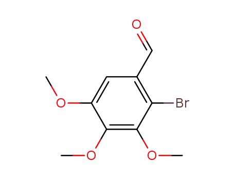 Molecular Structure of 35274-53-4 (2-BROMO-3,4,5-TRIMETHOXY-BENZALDEHYDE)