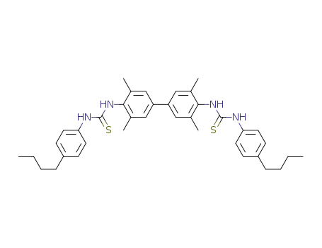 1,1'-(3,3',5,5'-tetramethyl-[1,1'-biphenyl]-4,4'-diyl)bis(3-(4-butylphenyl)thiourea)