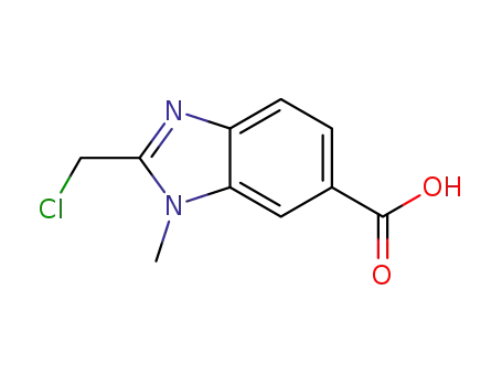 2-(chloromethyl)-1-methyl-1H-benzimidazole-6-carboxylic acid