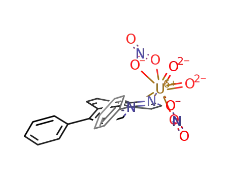 [UVIO2(NO3)2(4,7-diphenyl-1,10-phenanthroline)]