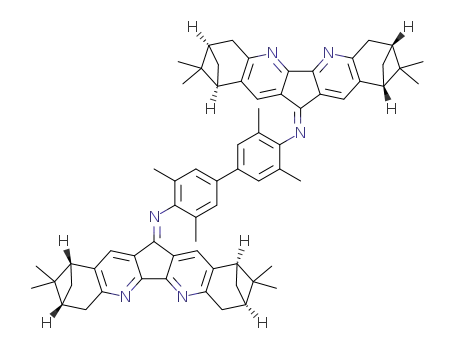 3,3',5,5'-tetramethyl-N4,N4'-bis((1R,3R,8R,10R)-2,2,9,9-tetramethyl-3,4,7,8,9,10-hexahydro-1H-1,3:8,10-dimethanocyclopenta[1,2-b:5,4-b']diquinolin-12(2H)-ylidene)-[1,1'-biphenyl]-4,4'-diamine