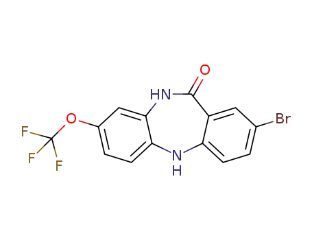 2-bromo-8-(trifluoromethoxy)-5,10-dihydro-11H-dibenzo[b,e][1,4]diazepin-11-one