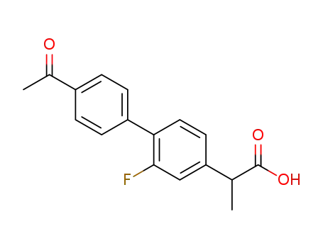 2-(4′-acetyl-2-fluoro-[1,1′-biphenyl]-4-yl)propanoic acid
