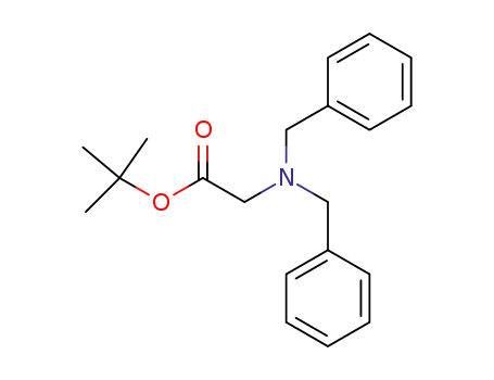 Molecular Structure of 94226-56-9 (Glycine, N,N-bis(phenylmethyl)-, 1,1-dimethylethyl ester)