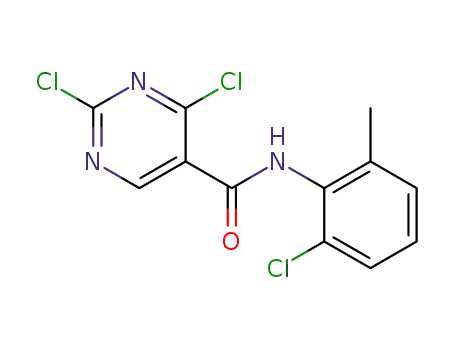 2,4-dichloro-N-(2-chloro-6-methylphenyl)pyrimidine-5-carboxamide
