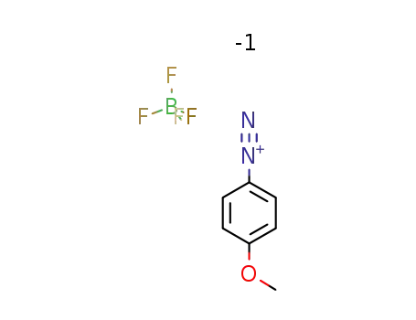 Molecular Structure of 459-64-3 (4-Methoxybenzenediazonium tetrafluoroborate)