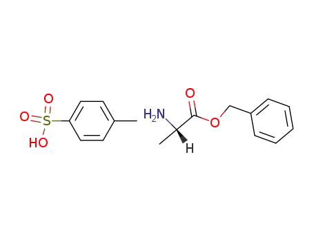 Molecular Structure of 42854-62-6 (L-Alanine benzyl ester 4-toluenesulfonate)