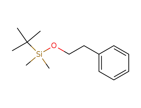 Molecular Structure of 78926-09-7 (Silane, (1,1-dimethylethyl)dimethyl(2-phenylethoxy)-)