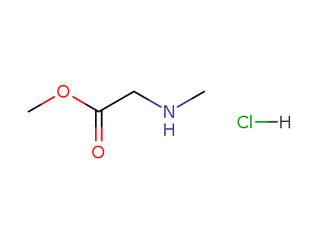 13515-93-0,Sarcosine methyl ester hydrochloride,Glycine,N-methyl-, methyl ester, hydrochloride (9CI);Sarcosine, methyl ester,hydrochloride (7CI,8CI);(Methylamino)acetic acid methyl ester hydrochloride;Methyl 2-(methylamino)acetate hydrochloride;Methyl N-methylglycinatehydrochloride;Methyl sarcosinate hydrochloride;Methyl sarcosinehydrochloride;N-Methylglycine methyl ester hydrochloride;