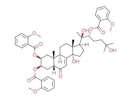 2,3,22-O-tri-(o-methoxybenzoyl)-20-hydroxyecdysone
