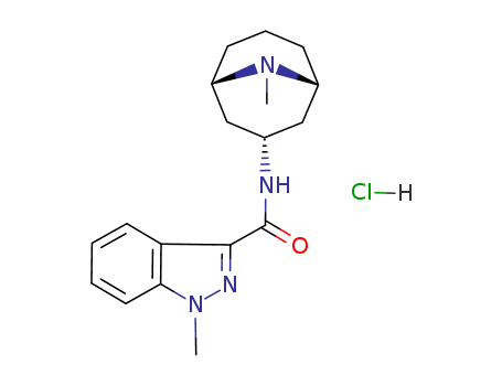 107007-99-8,Granisetron hydrochloride,1H-Indazole-3-carboxamide,1-methyl-N-[(3-endo)-9-methyl-9-azabicyclo[3.3.1]non-3-yl]-, monohydrochloride(9CI);BRL 43694A;Kytril;1H-Indazole-3-carboxamide,1-methyl-N-[(3-endo)-9-methyl-9-azabicyclo[3.3.1]non-3-yl]-, hydrochloride(1:1);1H-Indazole-3-carboxamide,1-methyl-N-(9-methyl-9-azabicyclo[3.3.1]non-3-yl)-, monohydrochloride, endo-;